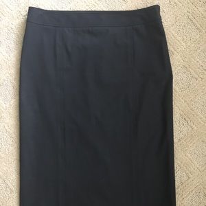 Theory black pencil skirt